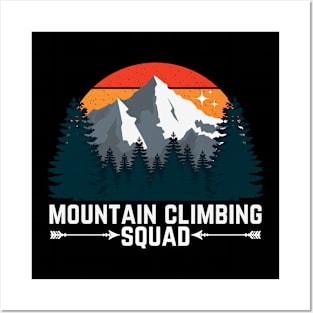 Mountain Climbing Squad Posters and Art